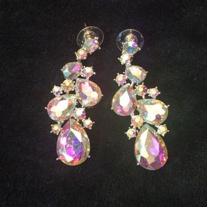 Chandelier earrings silver